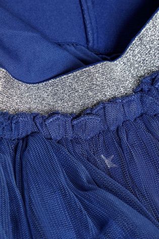 Little Joule Ruffles Navy Star Tutu Skirt